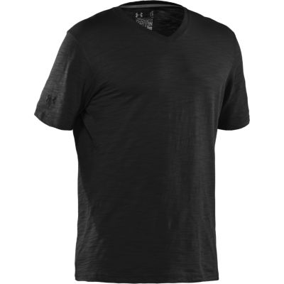 Men's UA Charged Cotton Slub Tee - Black
