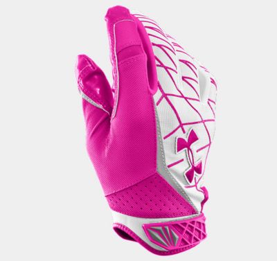 Warp Speed Football Glove - BCA - Pink