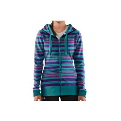 Women's Storm Print Armour Zip Hoody - Stripe