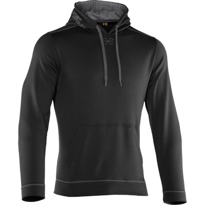 Men's Tech PU Fleece Hoody - Black