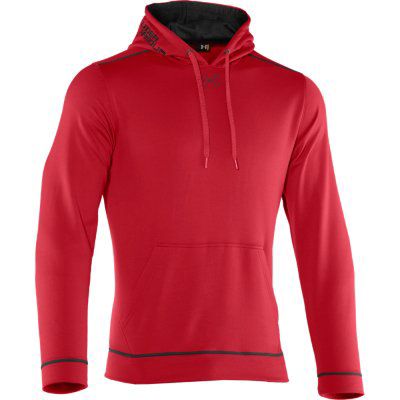 Men's Tech PU Fleece Hoody - Red