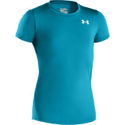 Girls' Fitted HG Short SleeveTee - Blue