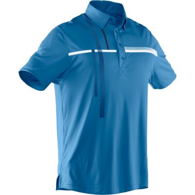Men's Performance Graphic Polo - Blue