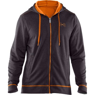 Men's Tech Zip Fleece Hoody - Charcoal