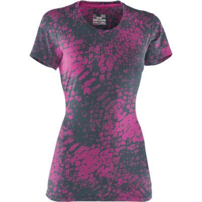 Women's UA Sonic Printed Short Sleeve Top - Pink Pattern