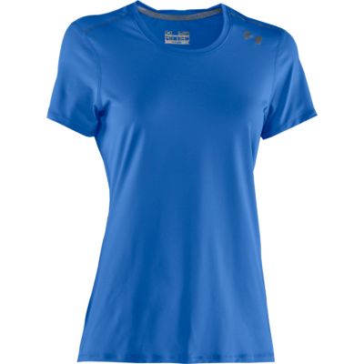 Women's UA Sonic Solid Short Sleeve Top - Blue