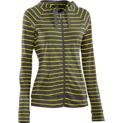 Women's UA Charged Cotton Zip Hoody - Stripe