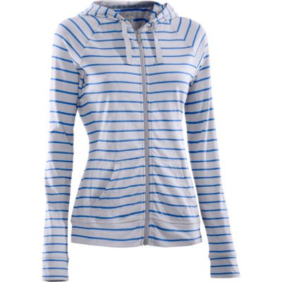 Women's UA Charged Cotton Zip Hoody - Stripe