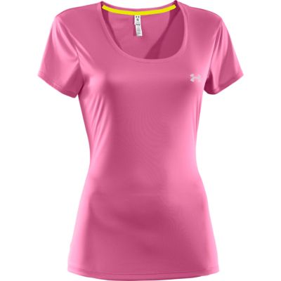 Women's Heatgear Flyweight Short Sleeve Top - Pink