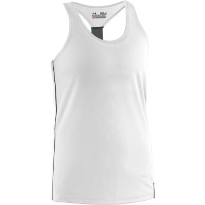 Women's UA Fly by Mesh Tank - White