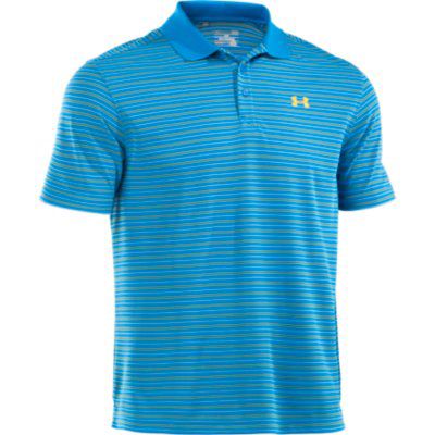 Men's UA Draw Stripe Pique Polo 3 - Blue