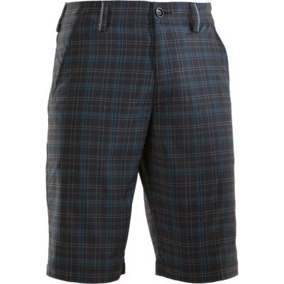 Men's UA Performance Plaid Short - Black Patterned