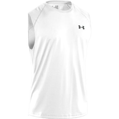 Men's UA Tech S/L Tee - White