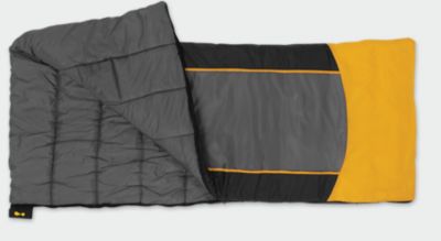 Kid's Minnow 45 Degree Sleeping Bag - Gray / Yellow