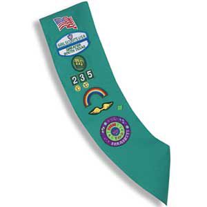 Junior Girl Scout Sash