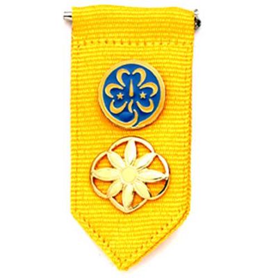 Girl Scout Daisy Insignia Tab - Yellow