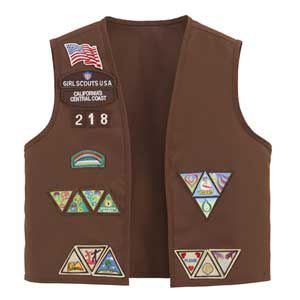 Girl Scout Brownie Vest