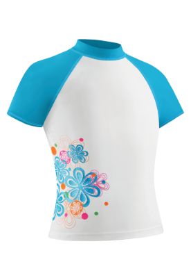 Girls' Fashion Rashguard - White