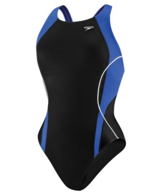 Women's Optik Spliced Powerback 1Pc - Black
