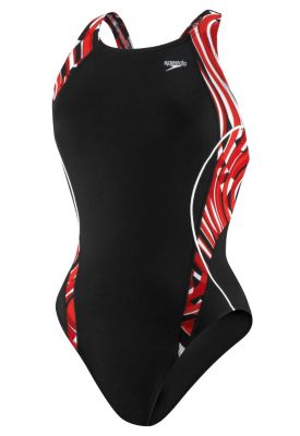 Women's Lunar Twist Splice Powerback 1Pc - Black