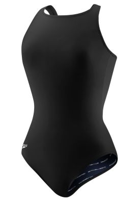 Women's Highneck W/Core 1Pc - Black