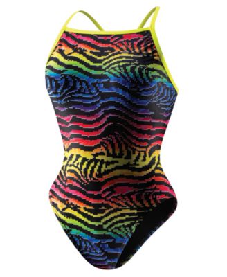 Women's Electric Zebra Splashback 1PC - Assorted Colors