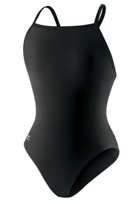 Women's Solid Flyback Endurance 1PC - Black