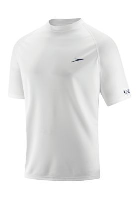 Men's Easy S/S Swim T  - White
