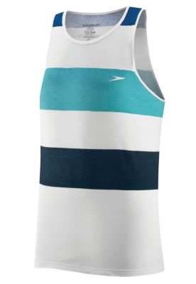 Men's Bold Tank - Blue Patterned