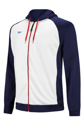 Men's Zip Front Hoodie - Navy / Dark Blue