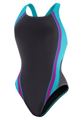 Women's Quark Splice Pulse Back 1 Piece - Gray