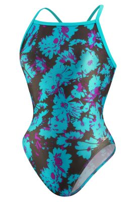 Women's Graphic Daisy Flyback 1 Piece - Pattern
