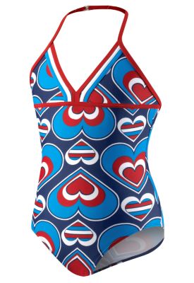 Girls' Americana 1 Piece Suit