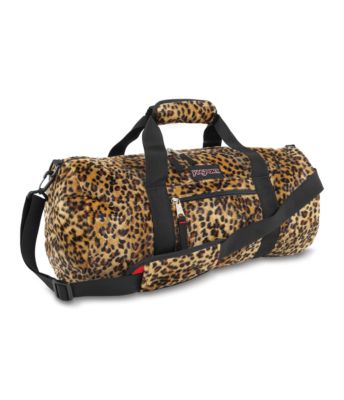 Zebra Plush Reversible Duffle bag