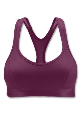 Women's Vented Racerback Sports Bra - Dark Purple