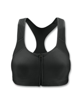 Women's Sport Zip Bra - Black