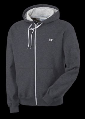 Men's ECO Fleece Zip Hood - Dark Gray