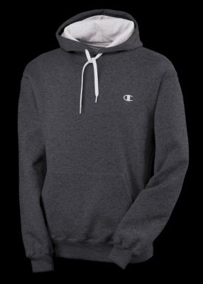 Men's ECO Fleece Pullover Hood - Dark Gray