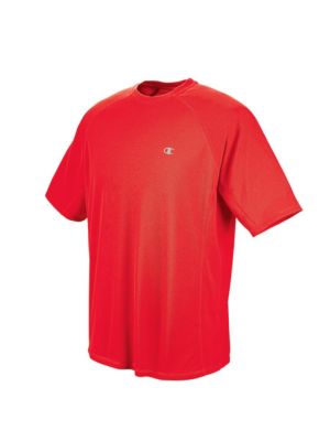 Men's Double Dry Training  Tee - Maroon / Dark Red
