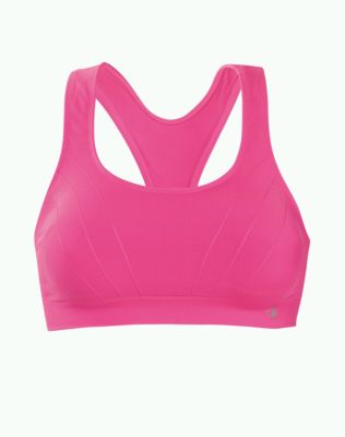 Women's Shiny Seamless Bra - Pink