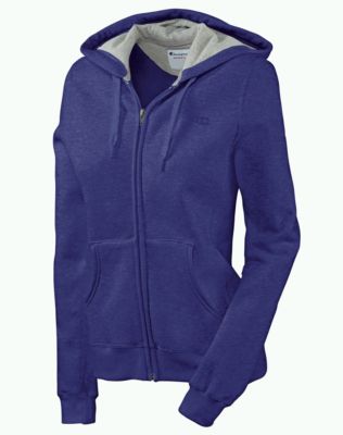 Women's Champion Eco Zip Fleece Hoody - Navy / Dark Blue