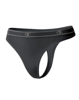 Women's Fitness Thong - Black