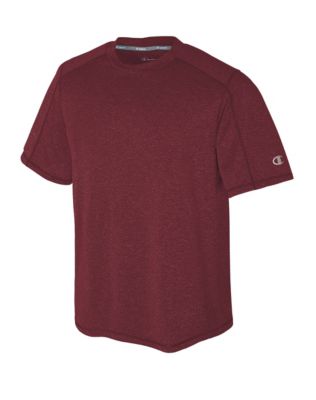 Men's DBL Dry Heather Tee - Maroon / Dark Red