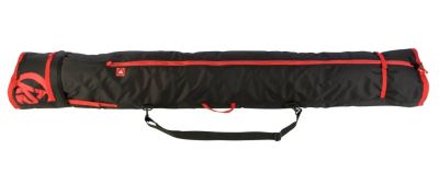 Deluxe Double Ski Bag -  Black / Red