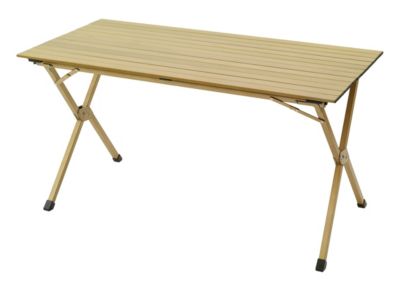 Deluxe Roll Top Table - Gold