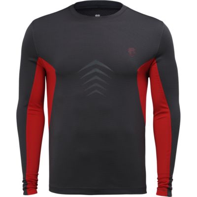 Men's LA Marathon Colorblocked L/S Crew - Dark Gray