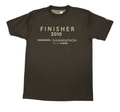 Unisex LA Marathon Finisher Tee - Dark Gray