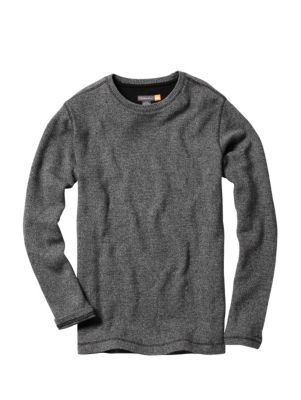 Men's Cape May LS Knit Shirt - Black