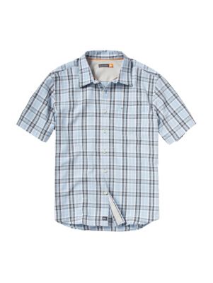 Men's Bay Waves Woven S/S Shirt - Blue