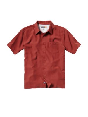 Men's Centinela 2 Woven S/S Shirt - Red